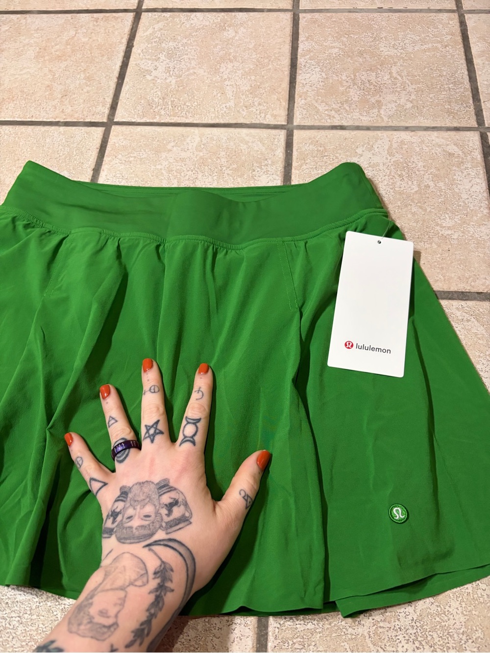 NWT Lululemon A-Line Side-Pleat High-Rise Tennis Skirt *15” (Chameleon) Size M - Picture 2 of 8